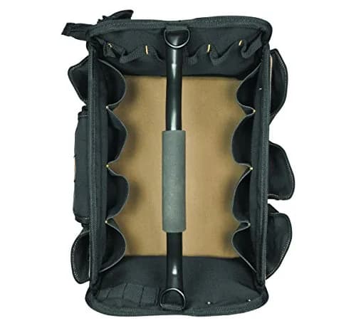 Custom Leathercraft 1578 Open Top Soft Sided Tool Box 14 in. | 21 Pockets & 10 Sleeves for Ample Tool Storage thumbnail 4