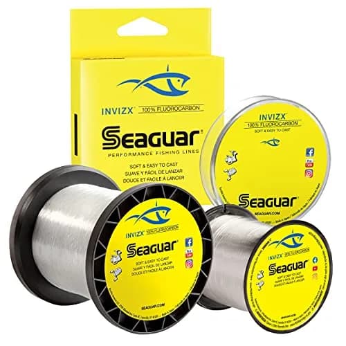 Seaguar Invizx Freshwater Fluorocarbon Fishing Line 4lbs | Virtually Invisible & Low Memory (70-120 chars) thumbnail 1