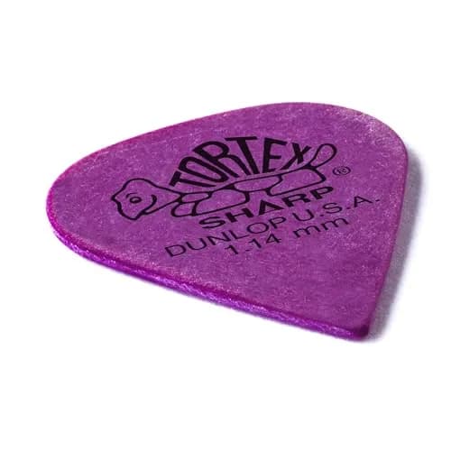 Jim Dunlop Tortex Sharp Guitar Picks 1.14mm Purple | Extra Heavy, 72 Pack for Guitarists thumbnail 2