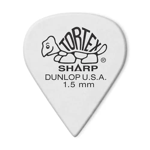 Jim Dunlop Tortex Sharp Guitar Picks 1.50mm White | Precision Articulation for Guitarists in India thumbnail 1