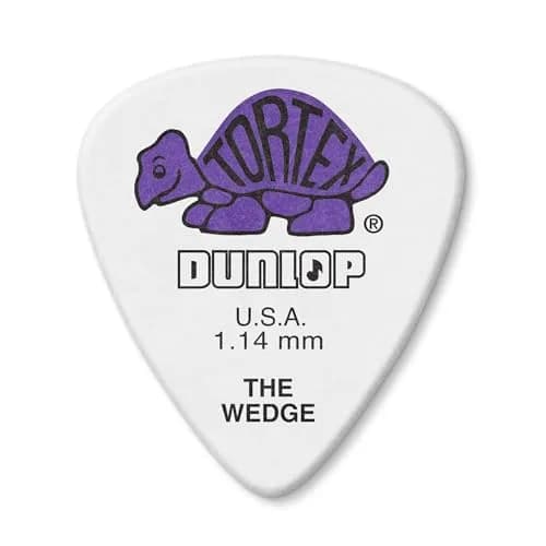 Jim Dunlop Tortex® Wedge Pick .50MM | Bright, Durable, USA-Made Guitar Pick thumbnail 1