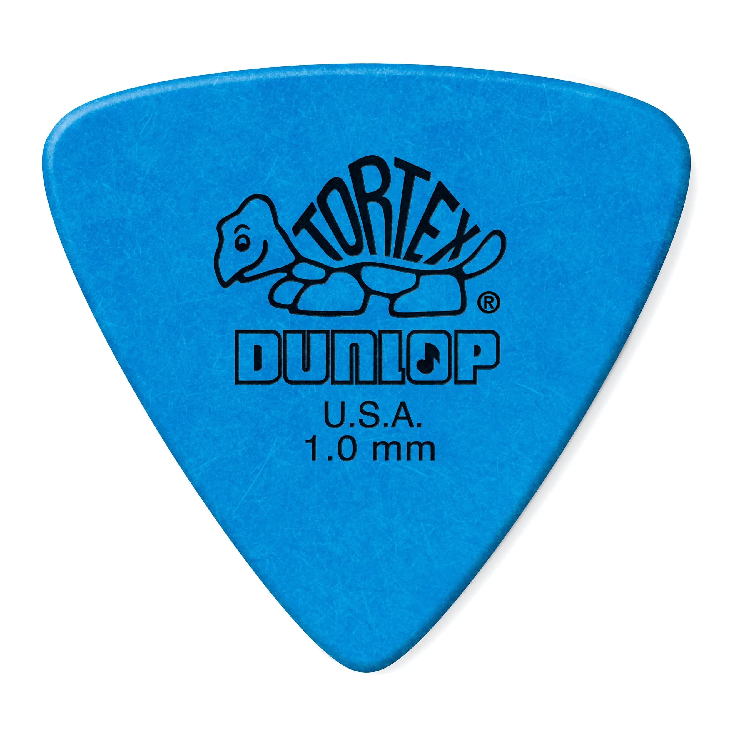 Jim Dunlop Tortex Triangle Pick 1.0MM | Maximum Memory & Grip for Guitarists in India - main product image