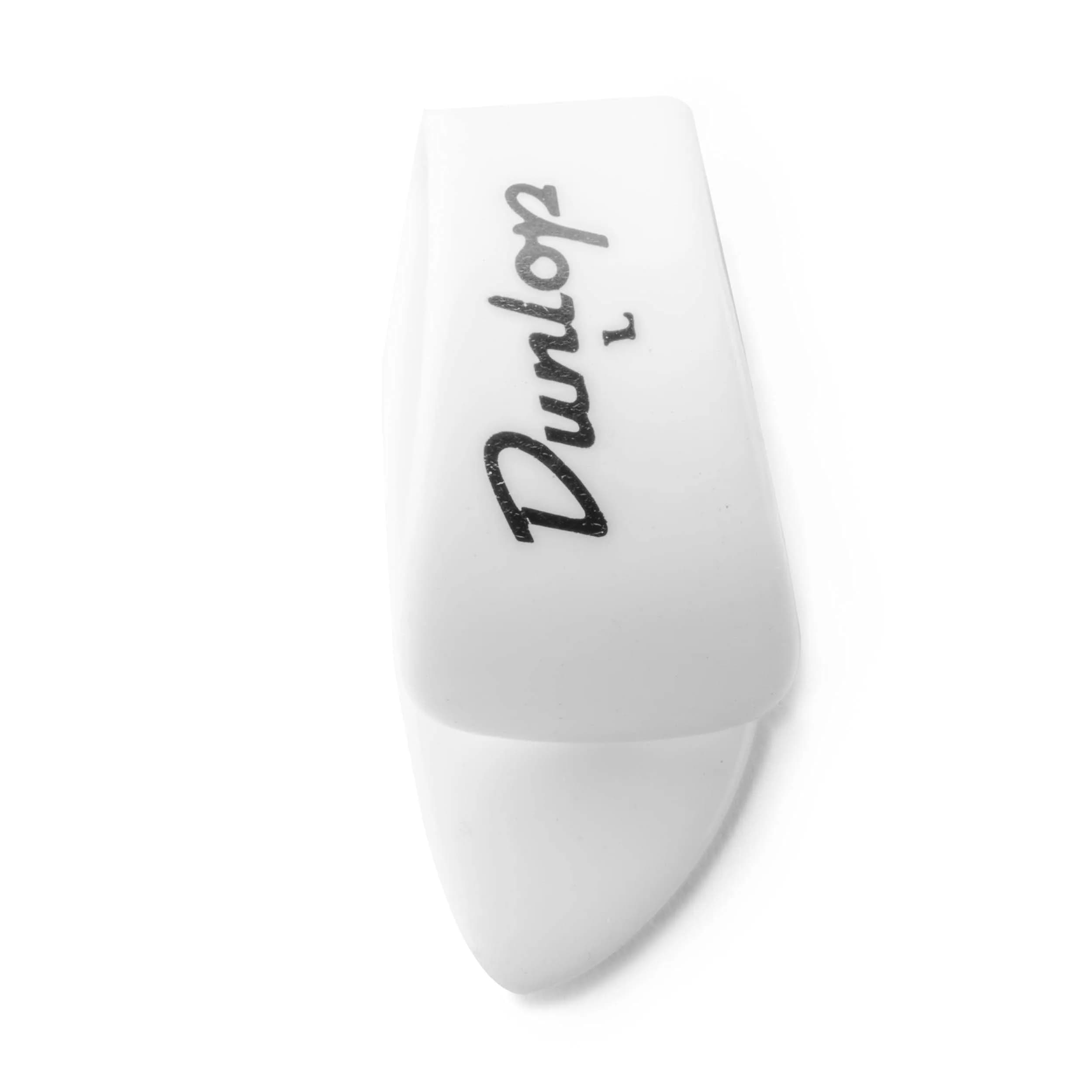 Jim Dunlop Large Thumbpicks 12 Pack | Durable Plastic Picks for Guitar & Bass — White