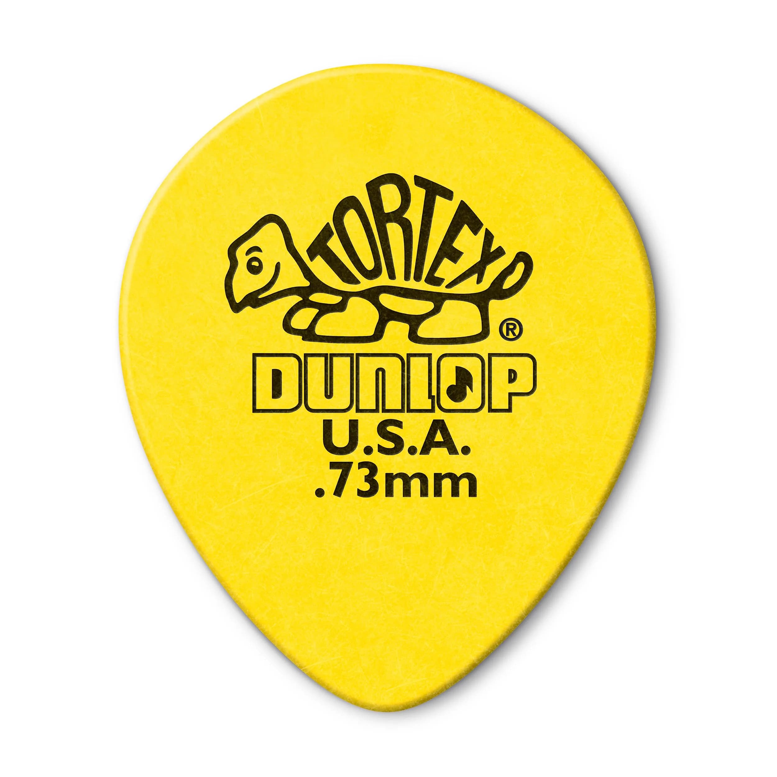 Jim Dunlop Tortex® Teardrop Pick .73MM | Bright, Durable, USA-Made Guitar Pick for All Styles