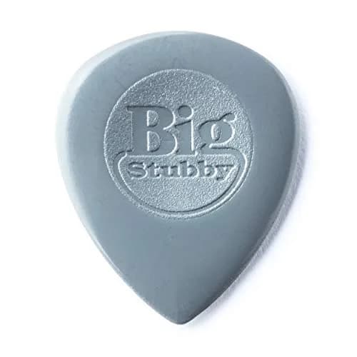Jim Dunlop Big Stubby Nylon Pick 2.0mm - 6 Pack | Precision Tip & Custom Grip thumbnail 1