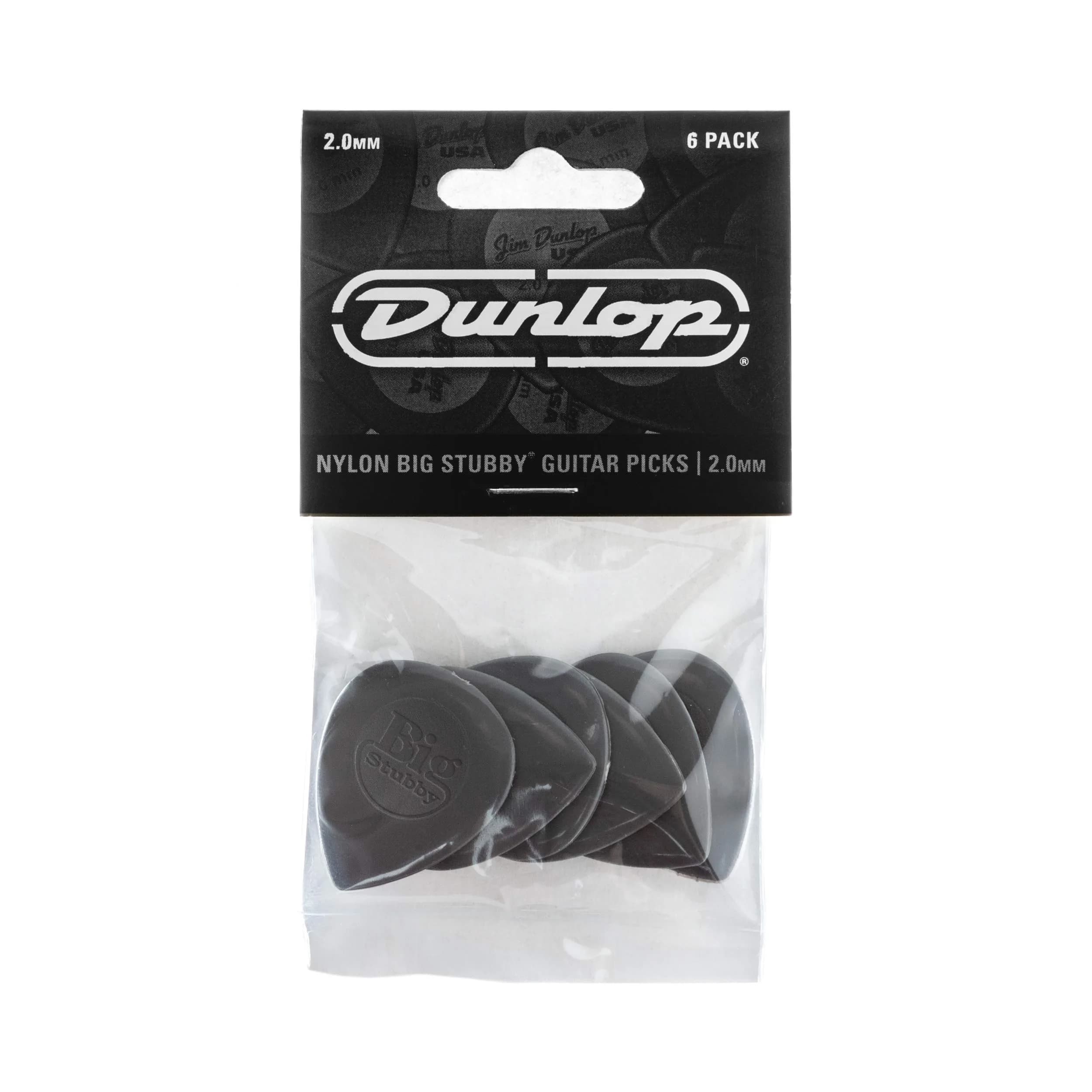 Jim Dunlop Big Stubby Nylon Pick 2.0mm - 6 Pack | Precision Tip & Custom Grip - view 4