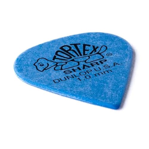 Jim Dunlop Tortex Sharp Guitar Picks 1.0mm Blue 72 Pack | Precision Tone & Grip thumbnail 2