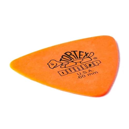 Jim Dunlop Tortex Triangle Pick 0.60mm | Orange, 72 Pack, Guitar & Bass Accessory thumbnail 2