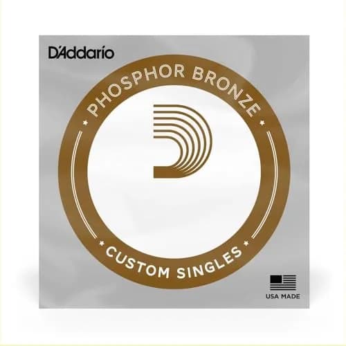 D'Addario PB034 Phosphor Bronze Wound Acoustic Guitar Single String, .034 Gauge thumbnail 1