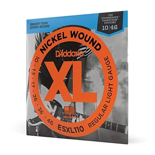 D'Addario XL Nickel Electric Guitar Strings ESXL110 Regular Light Double Ball End 10-46 | Perfect Intonation thumbnail 1