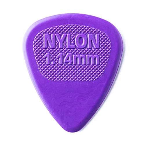 Jim Dunlop Nylon MIDI Pick 1.14MM | 72 Pack of In-Between Gauges for Guitar & Bass thumbnail 1