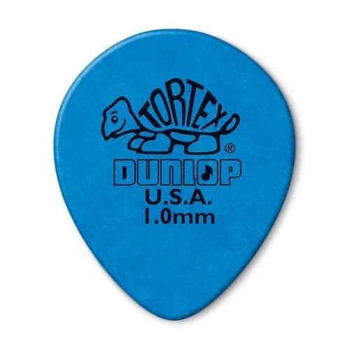 Jim Dunlop Tortex® Teardrop Pick 1.0MM | 72 Pack of Durable Guitar Picks with Clear Tone thumbnail 1