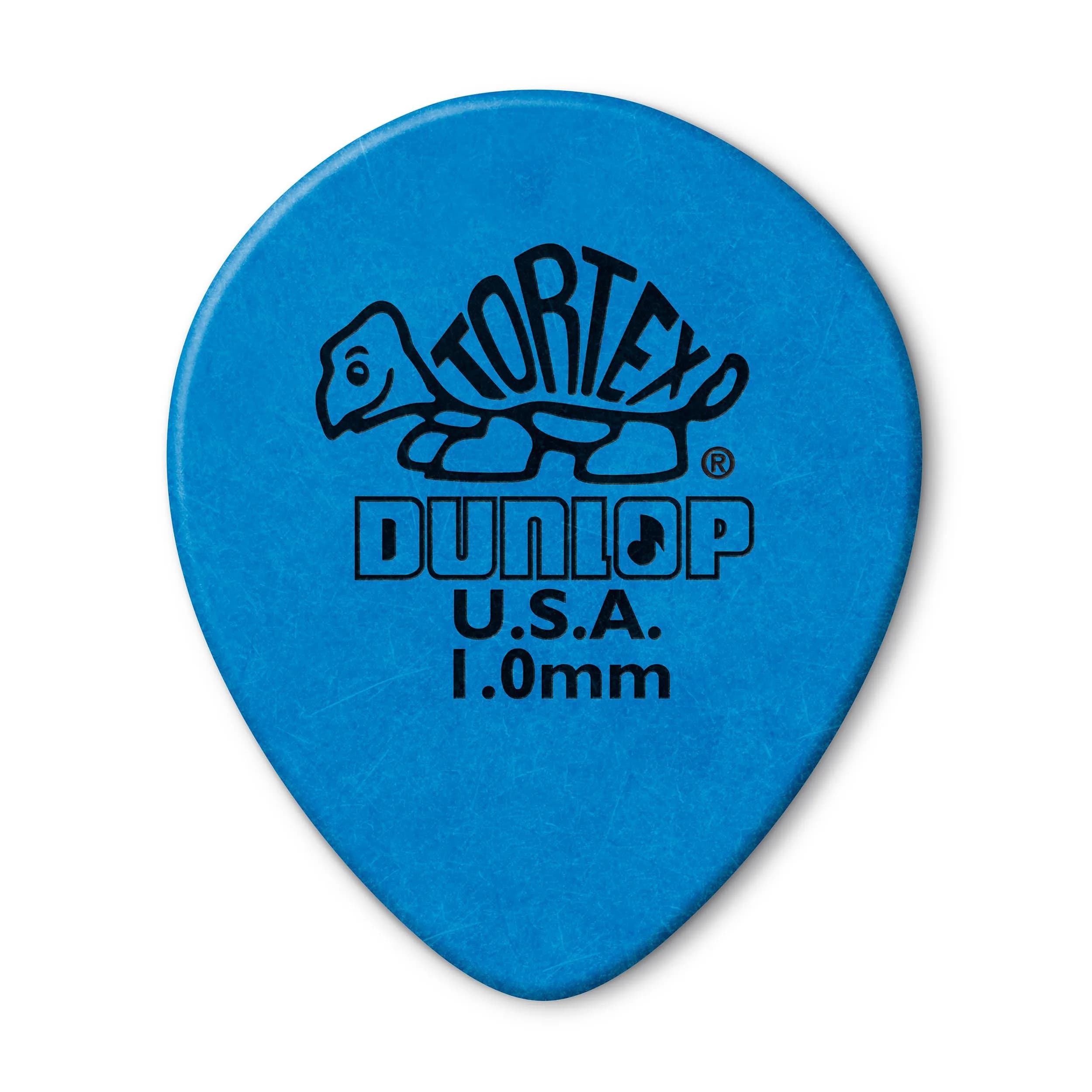 Jim Dunlop Tortex® Teardrop Pick 1.0MM | 72 Pack of Durable Guitar Picks with Clear Tone — 72-Pack