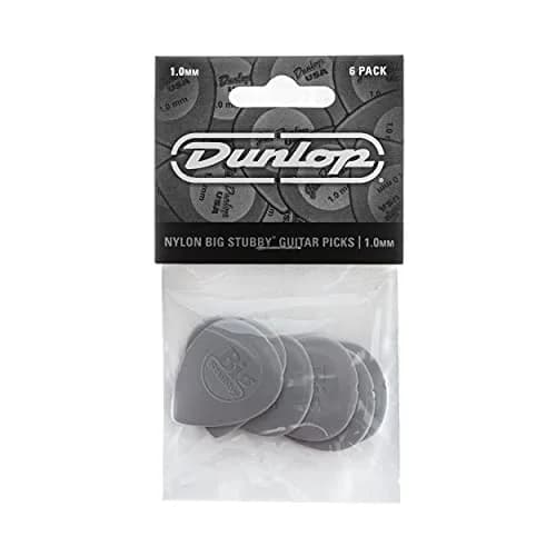 Jim Dunlop Big Stubby Nylon Pick 1.0mm (6 Pack) | Precision Tip & Custom Grip thumbnail 4