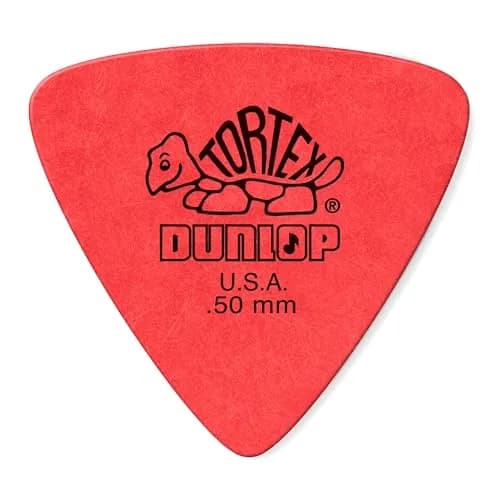 Jim Dunlop Tortex® Triangle Pick .50MM | Bright, Durable, and Snappy Attack for Guitarists in India thumbnail 1
