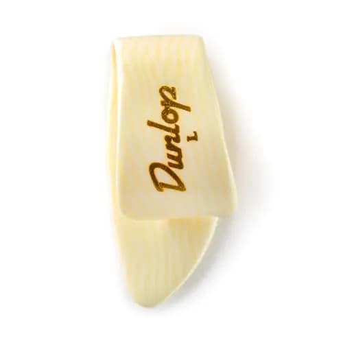 Jim Dunlop Heavies Ivoroid Large Thumbpicks | 12 Pack for Guitar & Bass (Large, Plastic) thumbnail 1