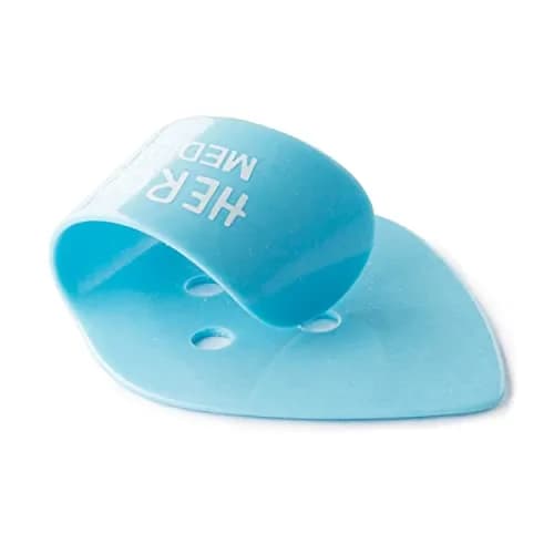 Herco Flat Thumbpicks Medium | Celluloid Guitar Picks for Bass & Guitar thumbnail 2