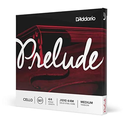 D'Addario Prelude Cello String Set 4/4 Scale Medium Tension | Educator's Choice for Student Strings thumbnail 1