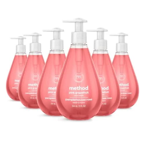 Method Pink Grapefruit Gel Hand Wash 2124ml (72 Fl Oz) | Cleans Hands, Softens Skin, Leaves Fresh Scent thumbnail 1
