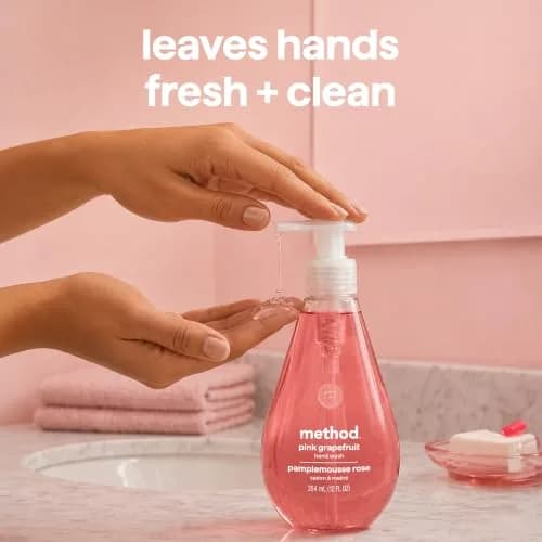 Method Pink Grapefruit Gel Hand Wash 2124ml (72 Fl Oz) | Cleans Hands, Softens Skin, Leaves Fresh Scent thumbnail 6