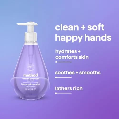 method French Lavender Gel Hand Wash 12 fl oz (355 ml) | Gentle Cleansing for Soft Hands thumbnail 4