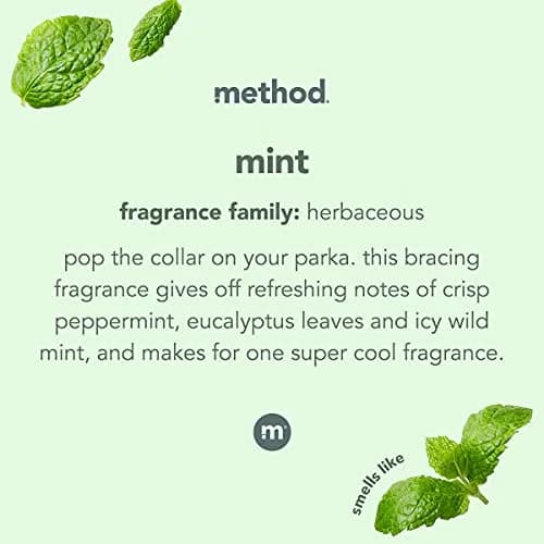 Method Glass Cleaner Spray, Mint, 224 fl oz (8 x 28 fl oz) | Streak-Free Shine for All Glass Surfaces thumbnail 3