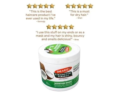 Palmer's Coconut Oil Formula Moisture Gro Hair Cream 150ml (5.25 Oz) | Deeply Locks Moisture for Dry, Damaged, Curly Hair thumbnail 4
