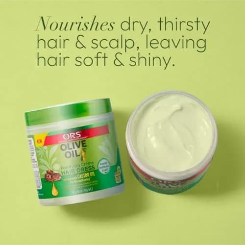 ORS Olive Oil Fortifying Cream Hair Dress, 6 oz | Moisturizes & Strengthens Dry Hair thumbnail 5