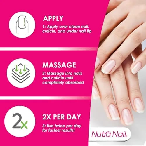 Nutra Nail 5 to 7 Day Growth Treatment Nail Strengthener 13.3ml (0.47 Fl Oz) | Keratin & Calcium Formula for Brittle Nails thumbnail 7