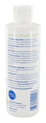 No-Rinse Body Bath 8 fl oz | Gentle, Concentrated Waterless Body Wash for Post-Surgery & Travel thumbnail 7