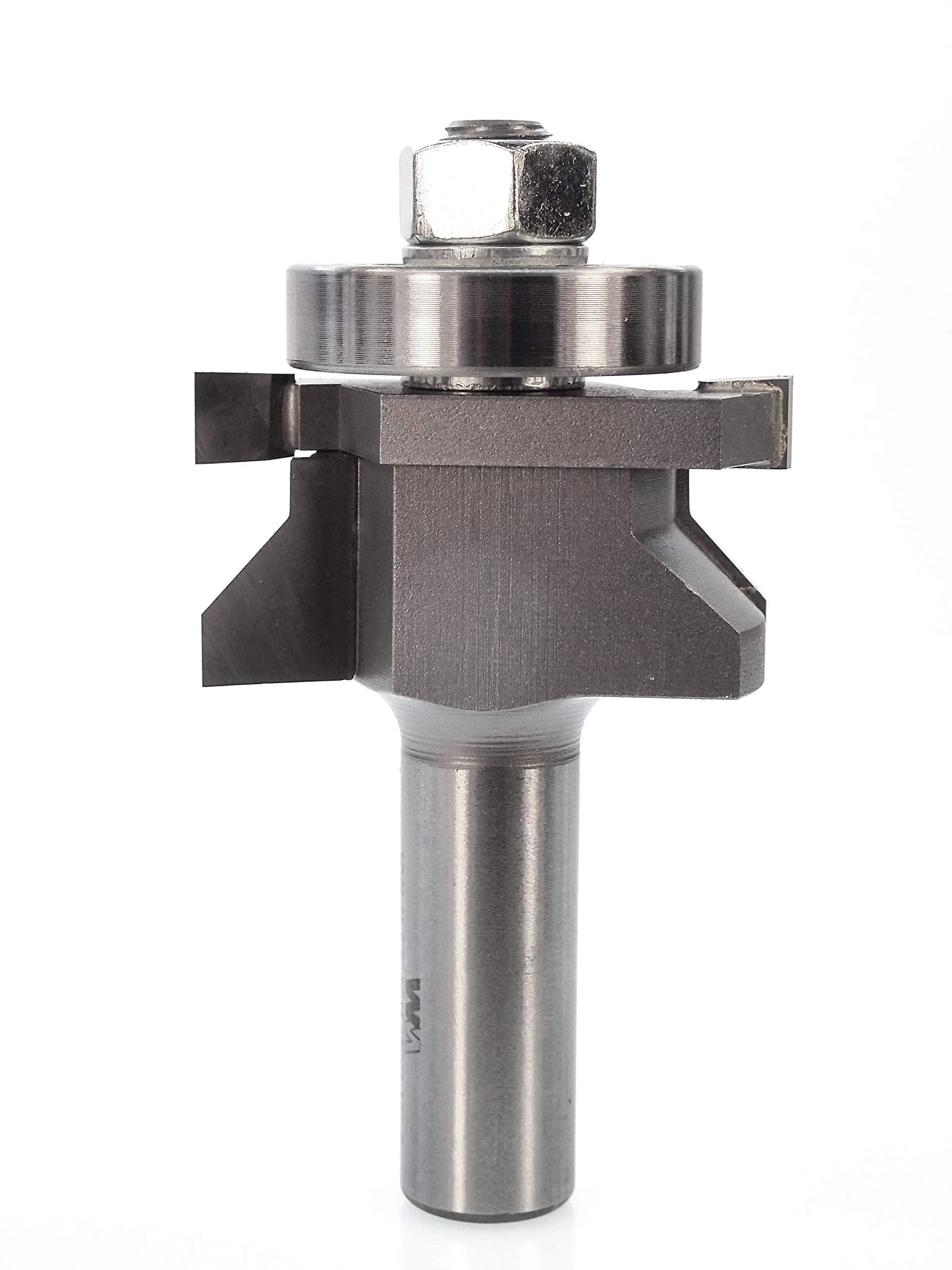 Whiteside Router Bits 3374B Vee Panel Tongue and Groove Bit 1-3/4-Inch Large Diameter | Premium Carbide, Precision Ground