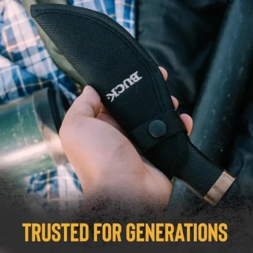 Buck Knives 692 Vanguard Fixed Blade Hunting Knife 8.5" | Full Tang, 4.1" Drop Point Blade, USA Handcrafted thumbnail 5
