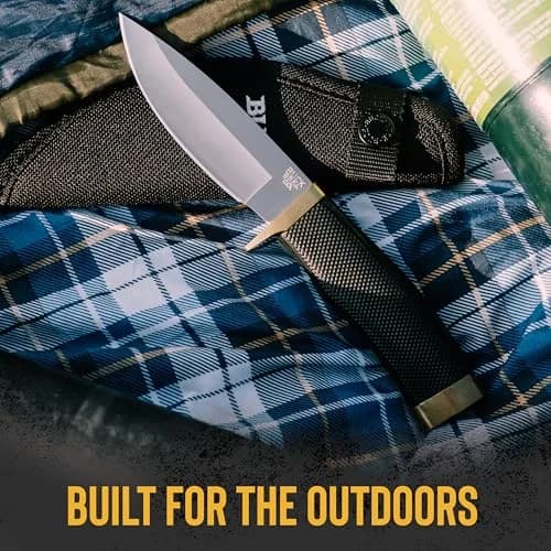 Buck Knives 692 Vanguard Fixed Blade Hunting Knife 8.5" | Full Tang, 4.1" Drop Point Blade, USA Handcrafted thumbnail 3