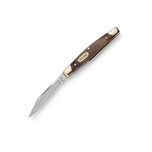 Buck Knives 375 Deuce 2-Blade Folding Pocket Knife, Woodgrain, 0.7 oz | Classic, Versatile & Durable thumbnail 4
