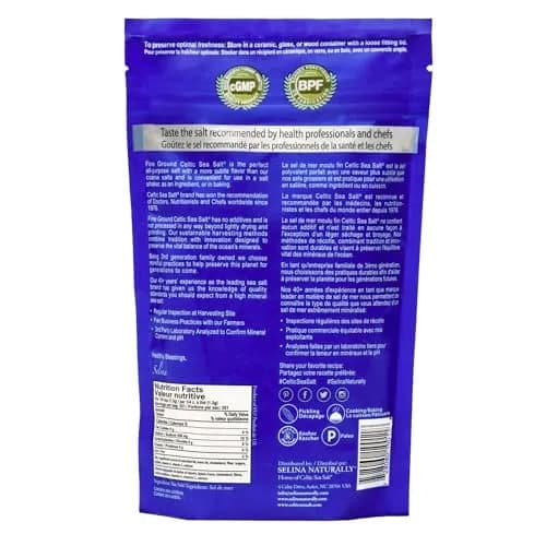 Celtic Sea Salt Fine Ground, Unrefined Mineral Salt for Cooking, 1 lb | Naturally Rich, Kosher Certified, Unrefined & Mineral-Rich thumbnail 2
