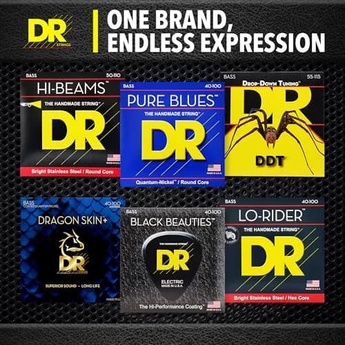 DR Strings Hi-Beam™ Stainless Steel Bass Strings 45-100 | Long-Lasting Brightness & Punch thumbnail 7
