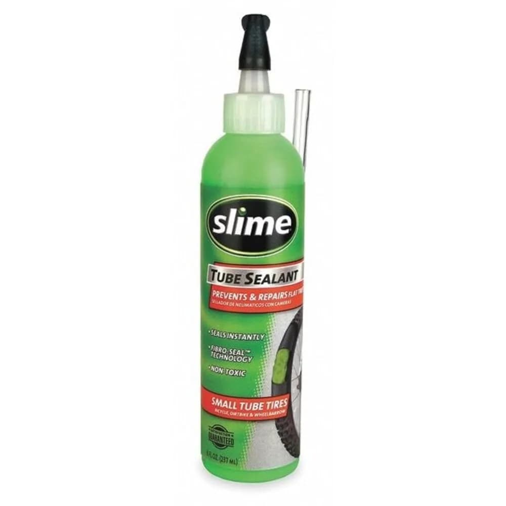 Slime Bike Tube Sealant 237ml (8 Fl Oz) | Prevents & Repairs Punctures Up to 3mm — 8 Ounce