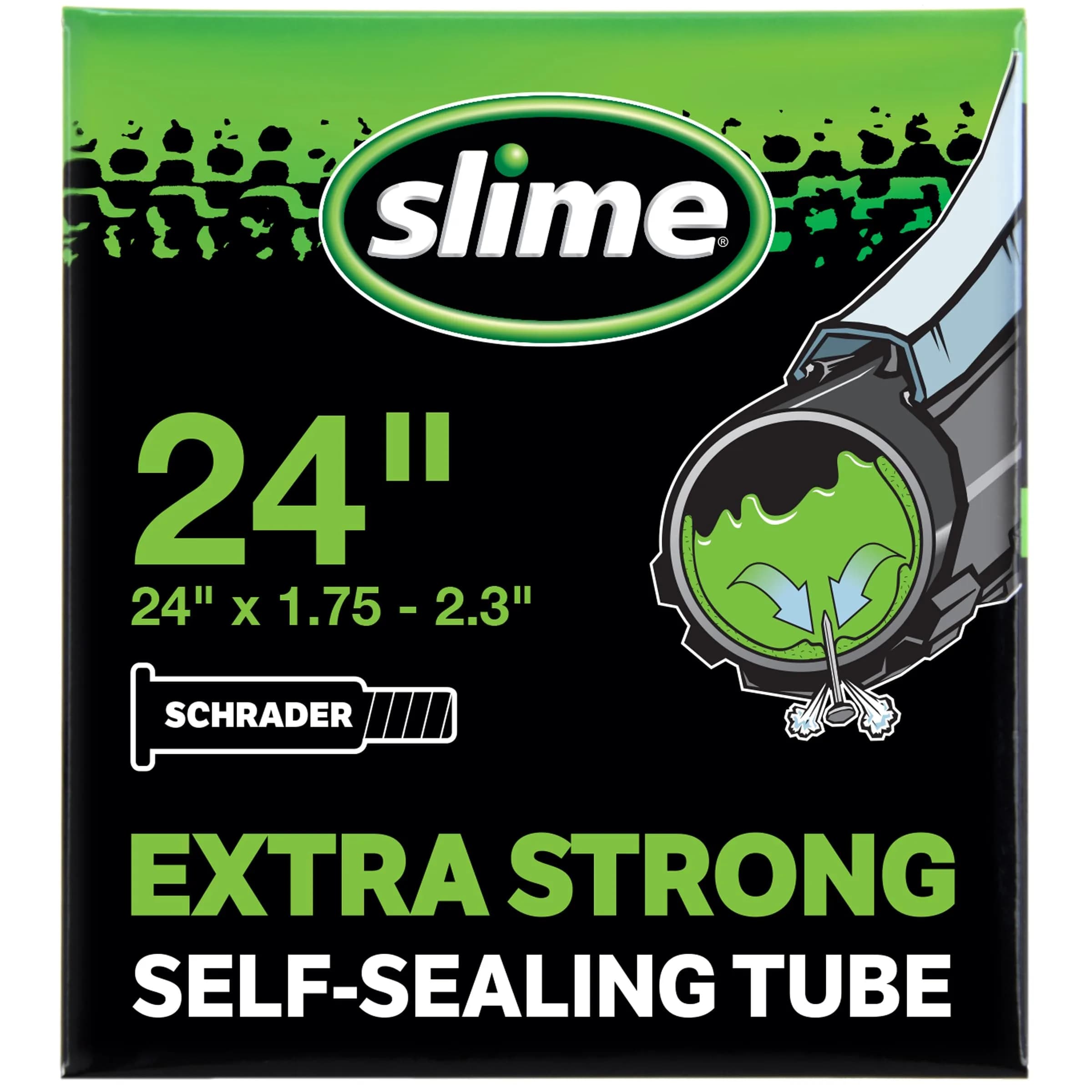 Slime Extra Stong Self-Sealing Tube 24" x 1.75-2.3" | Stops Flats for 2 Years — 24" x 1.75-2.3"
