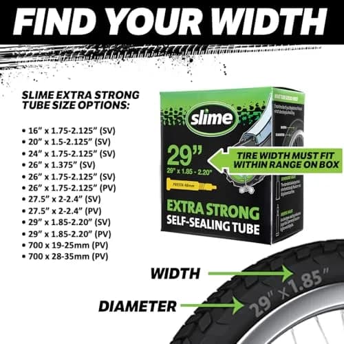 Slime Extra Stong Self-Sealing Tube 24" x 1.75-2.3" | Stops Flats for 2 Years thumbnail 5