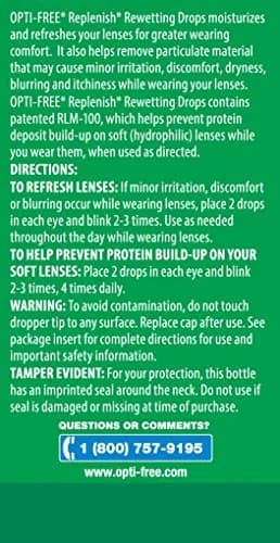 Opti-Free Puremoist Contact Lens Rewetting Drops 12 mL | Moisturizes & Refreshes Lenses for Comfort thumbnail 3