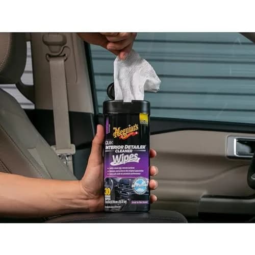 Meguiar's Quik Interior Detailer Wipes 30 Count (156 g) | Cleans & Protects All Interior Surfaces thumbnail 5