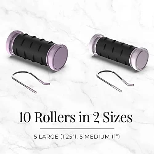 Remington Compact Ceramic Hot Rollers, 10-Piece Hair Roller Set | Ionic & Ceramic Technology for Less Frizz & More Shine thumbnail 4