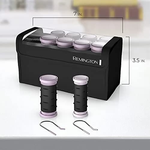 Remington Compact Ceramic Hot Rollers, 10-Piece Hair Roller Set | Ionic & Ceramic Technology for Less Frizz & More Shine thumbnail 7