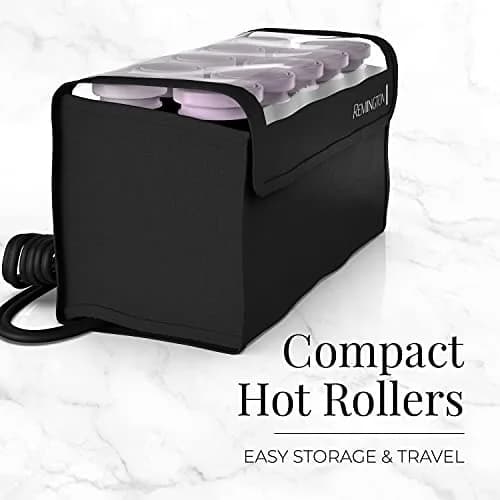 Remington Compact Ceramic Hot Rollers, 10-Piece Hair Roller Set | Ionic & Ceramic Technology for Less Frizz & More Shine thumbnail 2