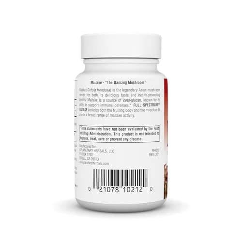 Planetary Herbals Full Spectrum Maitake, 650 mg | Botanical Immune Support, 60 Tablets thumbnail 3