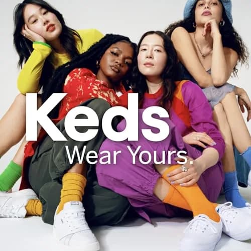 Keds Champion Canvas Lace-Up Sneakers, White, US Size 9 | Classic Low-Top Style with Breathable Cotton Canvas thumbnail 2