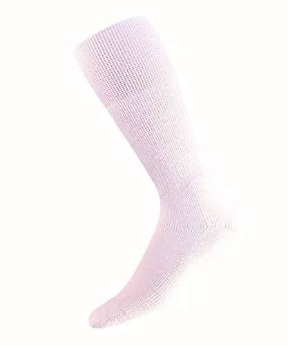 Thorlos Western Dress Padded Over the Calf Sock White M | Comfortable Western Boot Socks for Women thumbnail 1