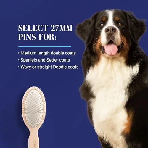 Chris Christensen Dog Brush 27mm Oval Pin | Professional Grooming Tool for Sensitive Dogs thumbnail 5