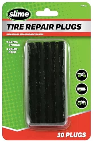 Slime Standard Heavy Duty Tire Repair Plugs 30 Pack | 4 Inch Strings for Tubeless Off-Road Tires thumbnail 1