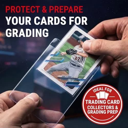Ultra Pro Tall Semi-Rigid Card Holders 200 Pack | Supports PSA, BGS, CGC Submission thumbnail 2